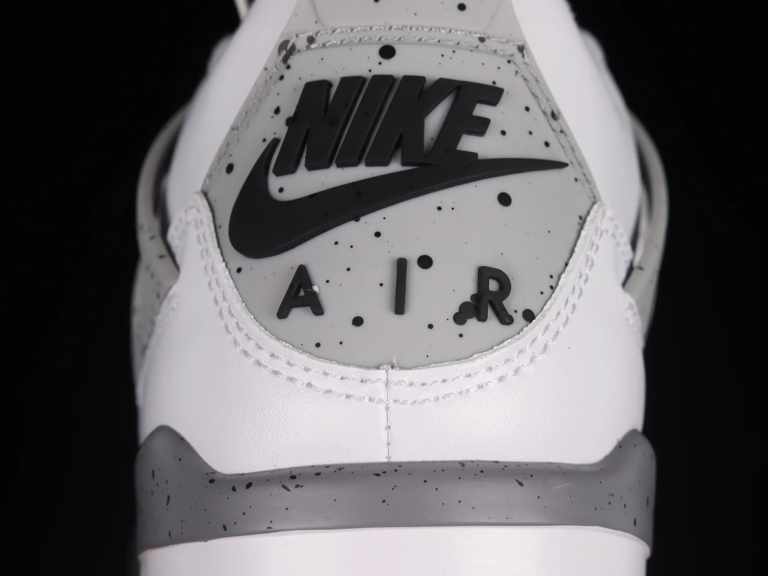 All categories Air Jordan Jordan series basketball shoes Air Jordan 4 X version Air Jordan 4 Retro "White Black" AJ4 Joe 4 white black cement 308497-103